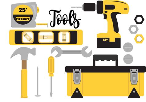 Tools Clip Art Set