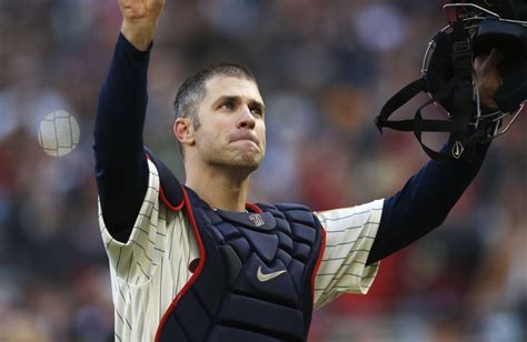 The Twins let Joe Mauer play catcher one last time in possibly the ...