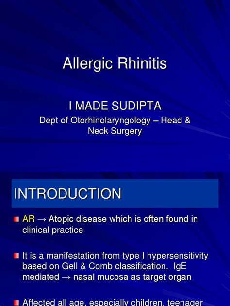 8 Rinitis Alergi Eng Version | PDF | Allergen | Allergy