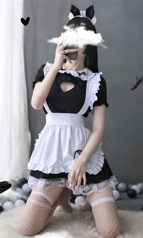 Sexy Cosplay Maid Traje Anime Mujeres Francés Maid Traje | Etsy