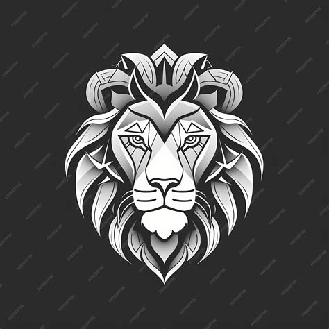 Premium AI Image | Vector hand drawn lion outline illustration