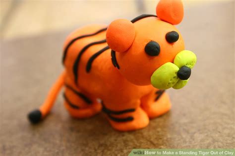 How to Make a Standing Tiger Out of Clay (with Pictures) - wikiHow