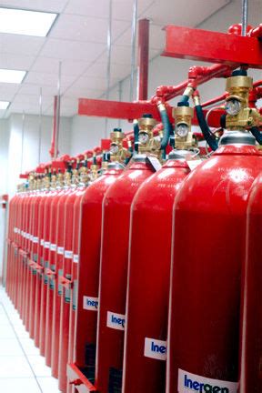 Clean agent fire extinguishing system - INERGEN® - TYCO FIRE & INTEGRATED SOLUTION