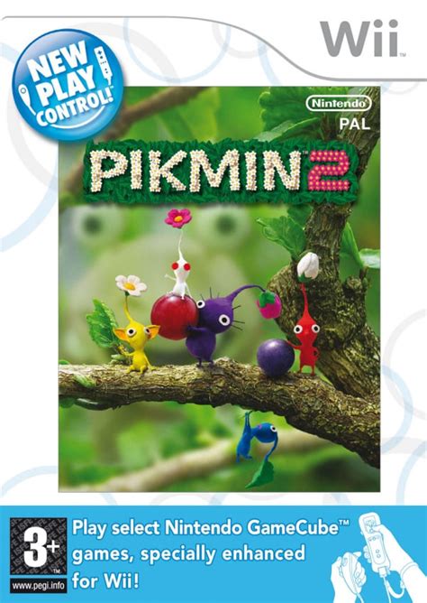 New Play Control! Pikmin 2 Cover Artwork