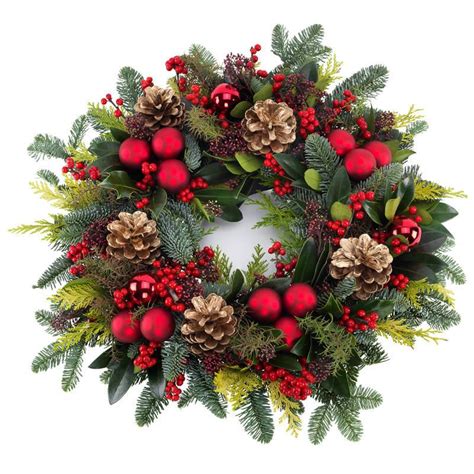 Couronne de Noël | Christmas wreaths, Christmas decorations wreaths, Christmas wreaths diy