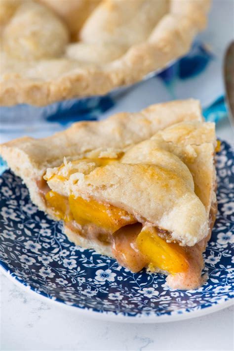 Best Peach Pie Recipe (Double or Crumble Crust) - Crazy for Crust