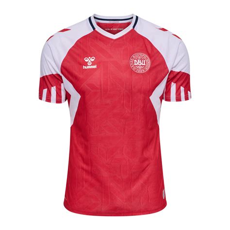 Hummel Dänemark Trikot Home 2023 Rot F3365 | Fanshop | Nationalmannschaft