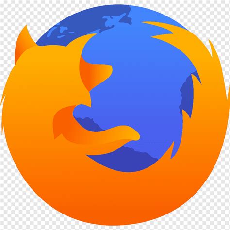 Firefox Web browser Icon, Firefox logo, blue, globe, orange png | PNGWing