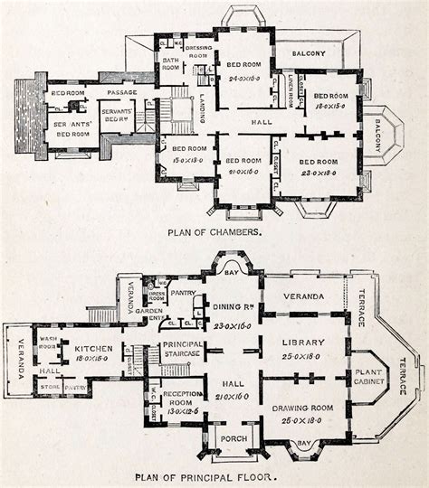 2 Story Mansion Blueprints