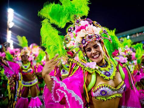 Rio de Janeiro, Brazil, hosts the biggest carnival in the world with ...