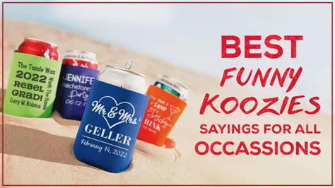 Best Funny Koozies Sayings | Wedding, Bachelor, Graduation and More