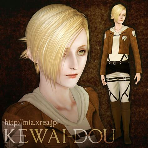 Annie Leonhardt for The Sims : r/ShingekiNoKyojin