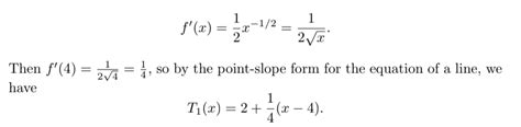 CC | The Idea of Taylor Approximation