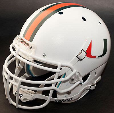 MIAMI HURRICANES Football Helmet | eBay