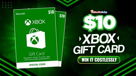 Free $10 Xbox Gift Card | GetFreebiesToday.com