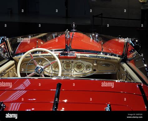 Interior of 1936 Mercedes-Benz 500K Special Roadster at the Mercedes ...