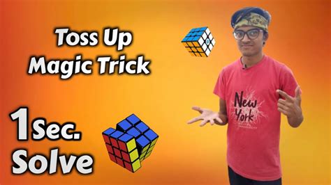 Rubik's cube Magic Trick ,1sec. Solve | Toss Up Magic Tutorial | - YouTube