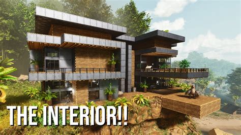 Ark Survival Ascended: Modern House Interior Design - YouTube