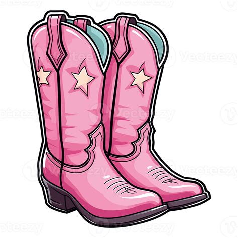 Pink cowboy cowgirl boots in western southwestern style, cowgirl ...