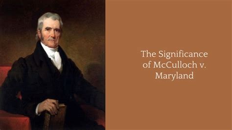 Why is McCulloch v. Maryland Important? - History in Charts