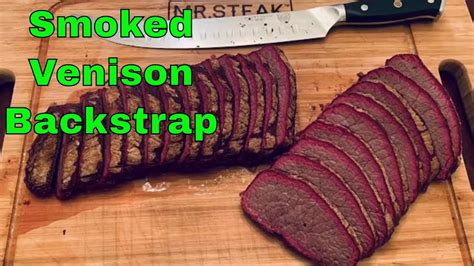 Pellet Grill Venison Backstrap - Smoked Elk Loin Recipe - YouTube