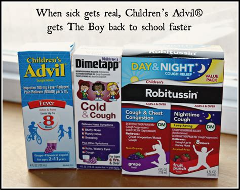 When sick gets real, Children's Advil® gets The Boy back to school