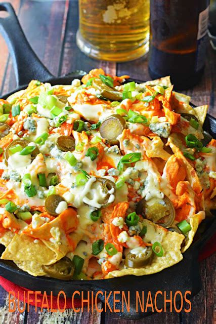 BUFFALO CHICKEN NACHOS - happy cook