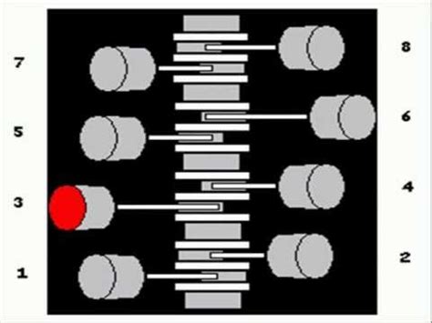 180 Degree V8 Flat Plane Crankshaft Animation