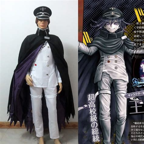 Danganronpa V3 Ouma Kokichi Cosplay Costume Game School Uniform Suit ...