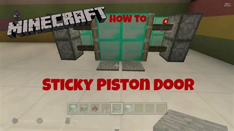 Xbox Minecraft Sticky Piston Trap