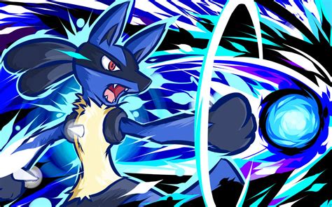 Lucario | Aura Sphere by ishmam on DeviantArt