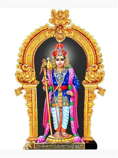 "Palani Murugan RAJA ALANGARAM " Canvas Print for Sale by bathiv6 | Lord murugan wallpapers ...