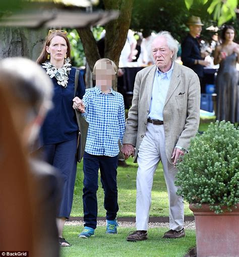 Michael Gambon and mistress Philippa Hart go out with son | Daily Mail ...