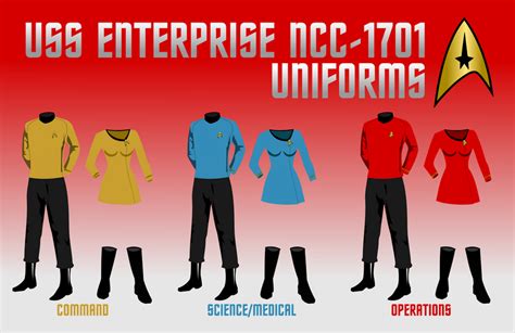 TOS Uniforms by jonizaak on DeviantArt