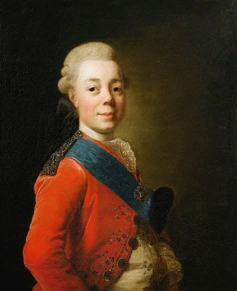 Portrait of the Emperor Paul I of Russia by Alexander Roslin - Artvee