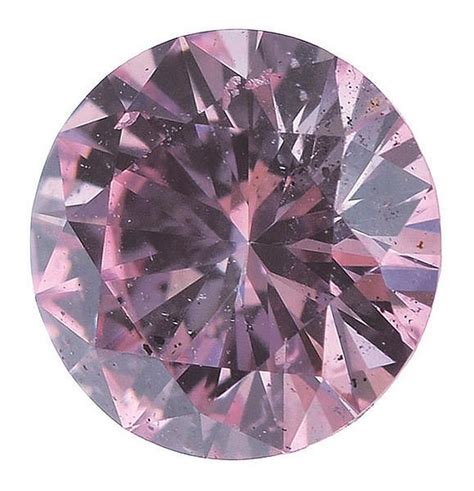 A loose pink diamond, the loose round brilliant cut pink… - Unmounted / Loose Stones - Jewellery