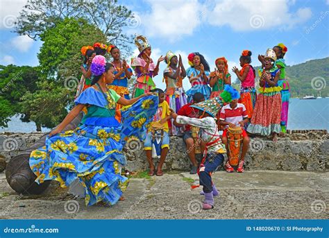 Congo Dance In Portobelo, Panama Editorial Image | CartoonDealer.com ...