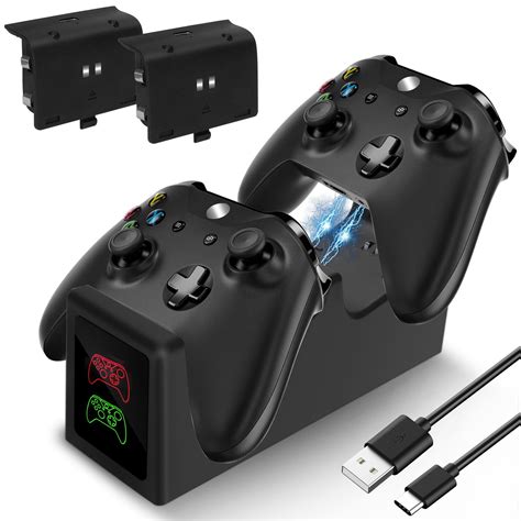 EEEkit Charging Dock Fit for Xbox Series X/S, Xbox One/One S/X/Elite Controllers, Dual ...