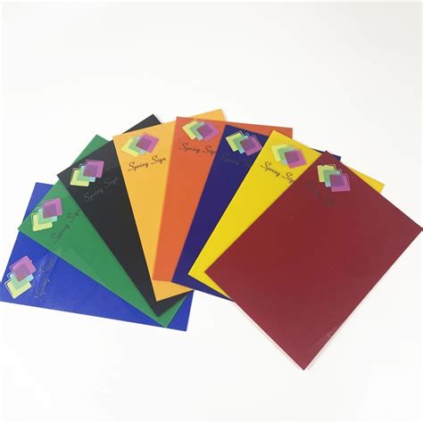 Color Cast Acrylic Sheet Manufacturers, Suppliers, Factory - Good Price ...