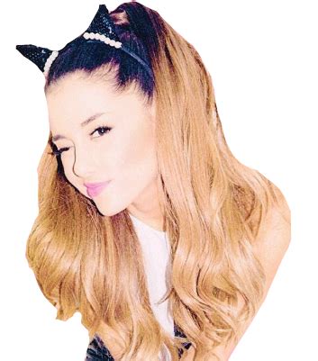 Ariana Grande wearing kitty ears by Arigrande4lyf on DeviantArt