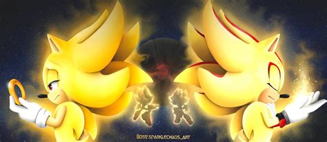 Super sonic and super shadow by sonic090211 on DeviantArt