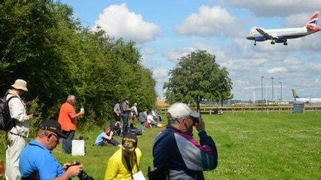 Heathrow's Myrtle Avenue: A plane spotter's paradise - BBC News