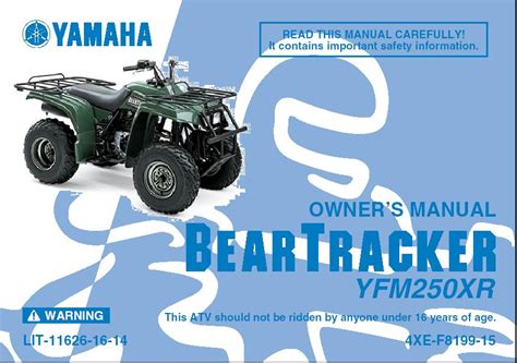 Yamaha 250 Bear Tracker Manual