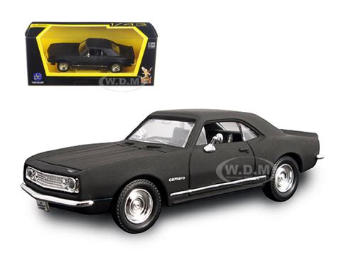 1967 Chevrolet Camaro Z28 Matt Black 1/43 Diecast Model Car Road Signature 94216