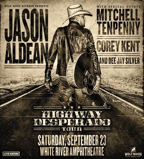 Jason Aldean: Highway Desperado Tour 2023 in Auburn at White