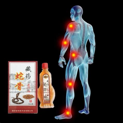 DISAAR Chinese Medicine Herbal Treat Fracture Pain Relief Pain Relieving Chinese Viper Body ...