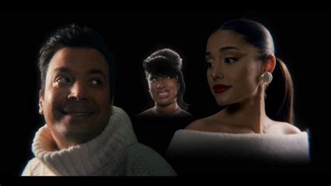 Jimmy Fallon drops Covid-era Christmas song with Ariana Grande and ...