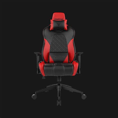 Gamdias Achilles E1 RGB PC Gaming Chair - Black/Red - TEXON-WARE - Hardcore Gaming Hardware Store