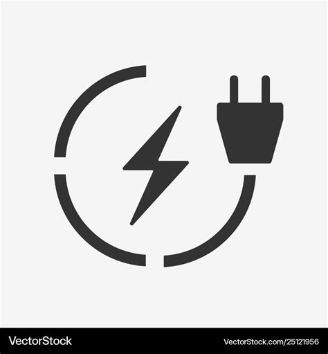 Electric car charging station flat icon Royalty Free Vector