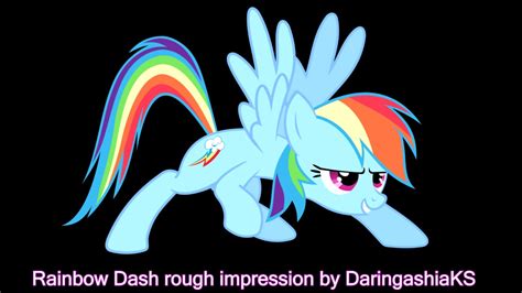 Rainbow Dash Voice Impression - First Attempt - YouTube